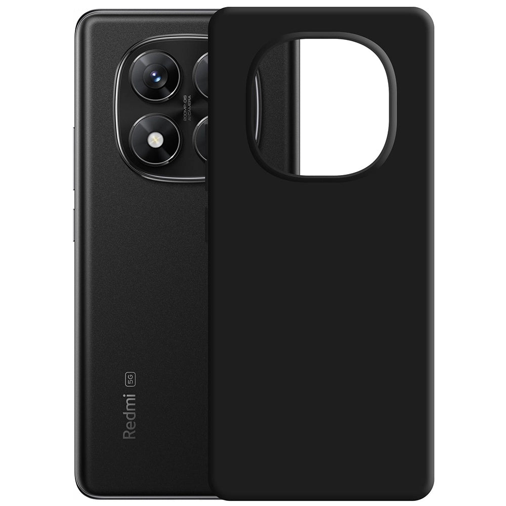 Husa pentru Xiaomi Poco X7 / Redmi Note 14 Pro 5G, 3MK, Neagra Mata