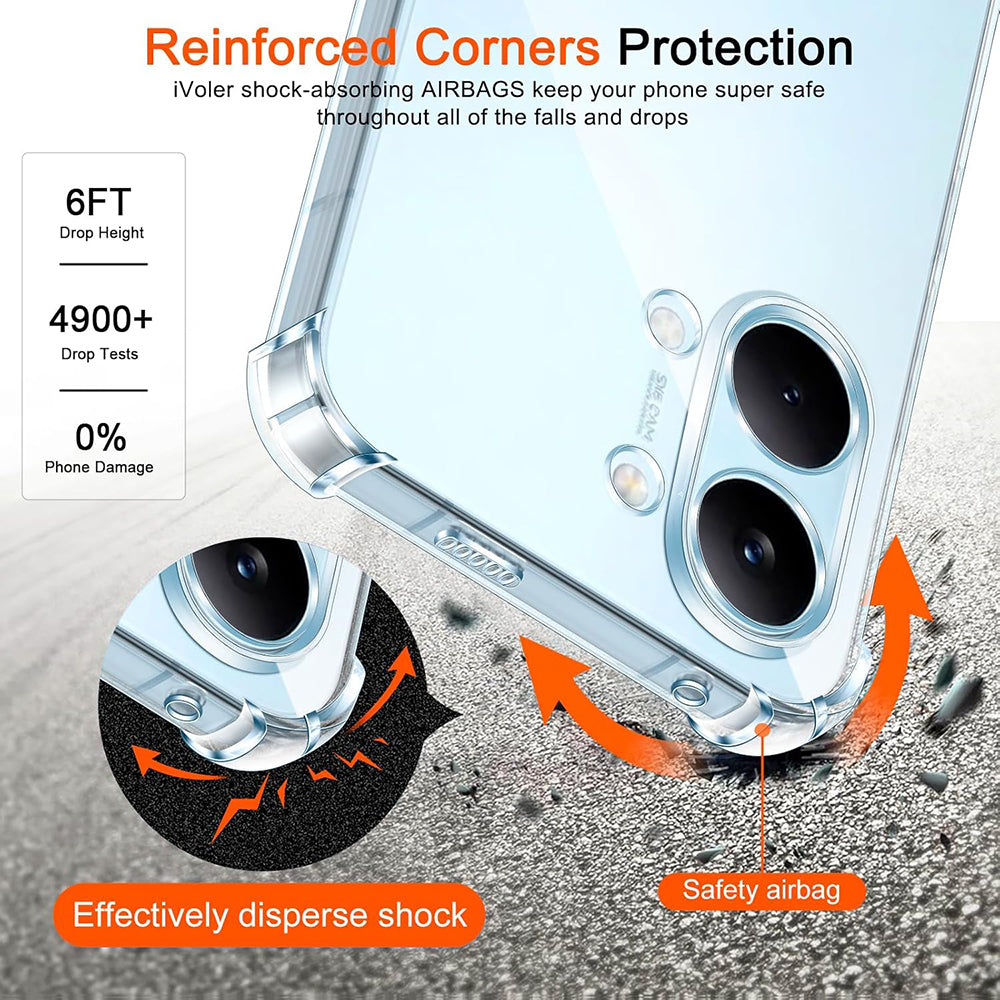 Husa pentru Xiaomi Poco X8 Pro Max, Techsuit, Shockproof Clear, Transparenta