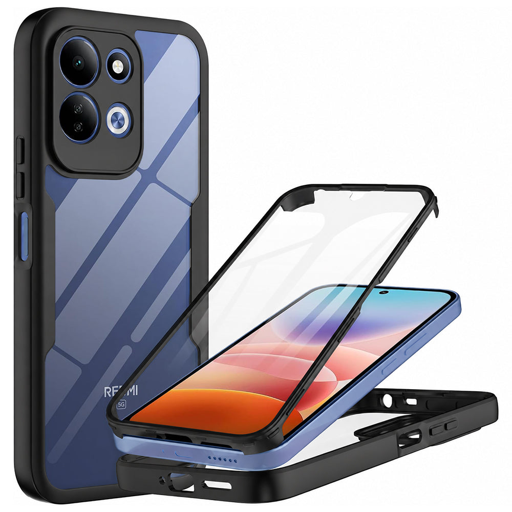Husa pentru Xiaomi Redmi 17 5G / 17 4G, Techsuit, ColorVerse 360, Neagra