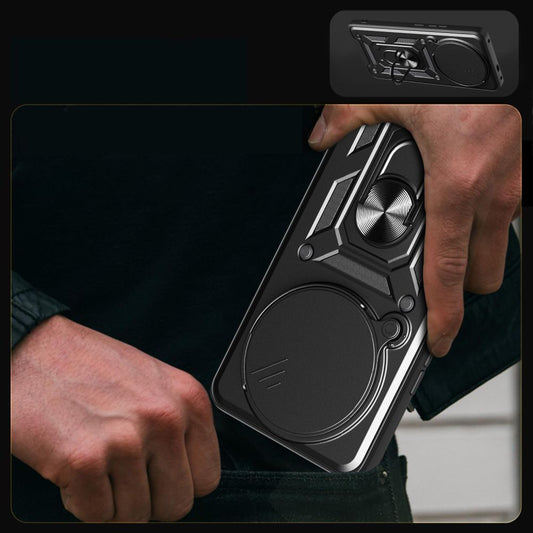 Husa pentru Xiaomi Redmi Note 14 Pro 4G, Techsuit, CamShield, Neagra