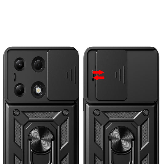 Husa pentru Xiaomi Redmi Note 14S / Note 13 Pro 4G / Poco M6 Pro 4G, Techsuit, CamShield, Albastra