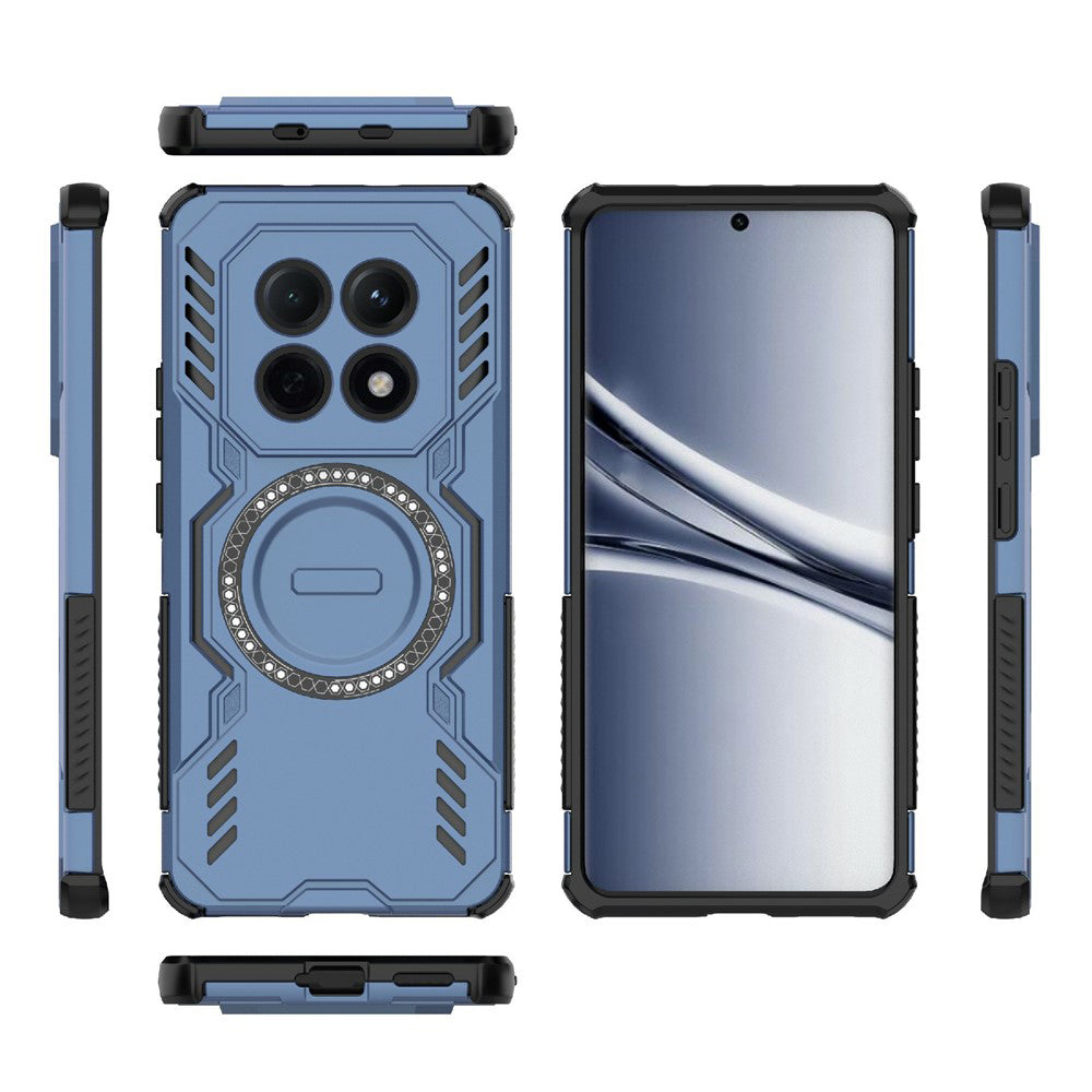 Husa MagSafe pentru Xiaomi Redmi Note 15 4G, Techsuit, ArmorMag, Albastra