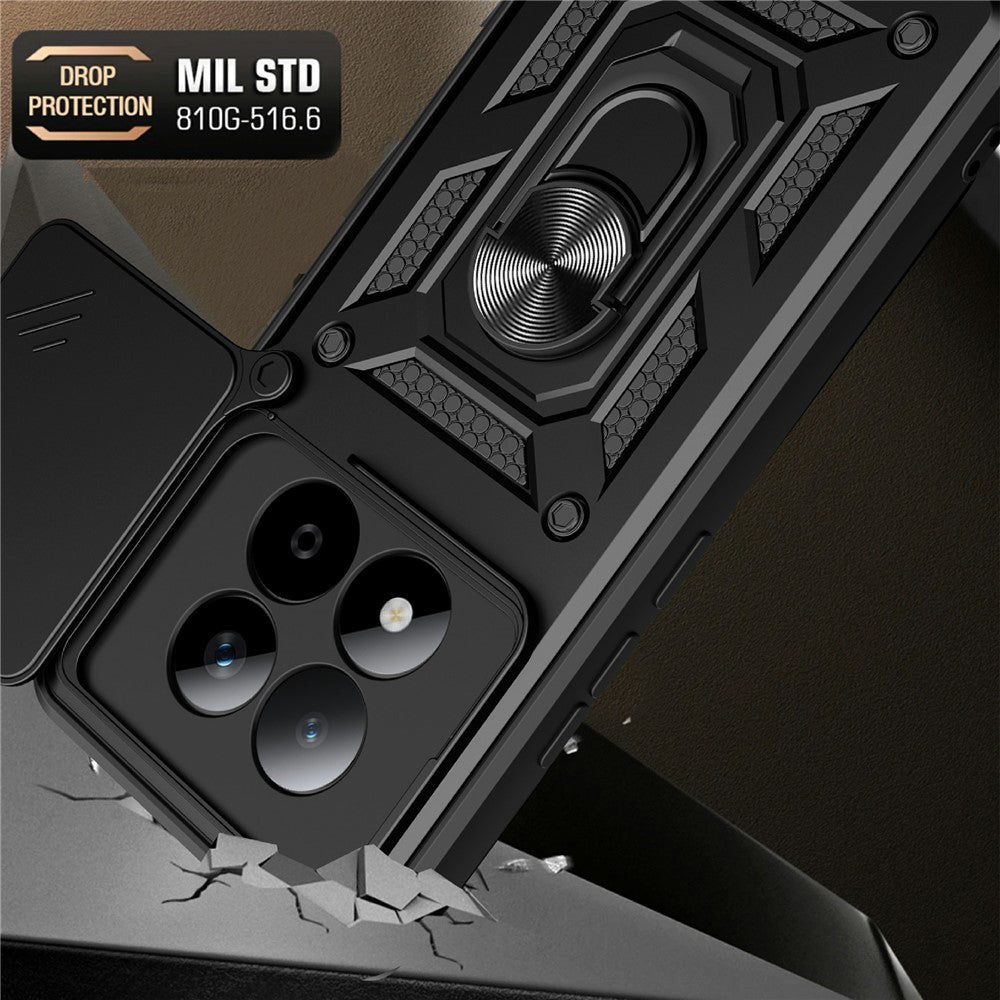 Husa pentru Xiaomi Redmi Note 15 Pro 5G, Techsuit, CamShield, Neagra