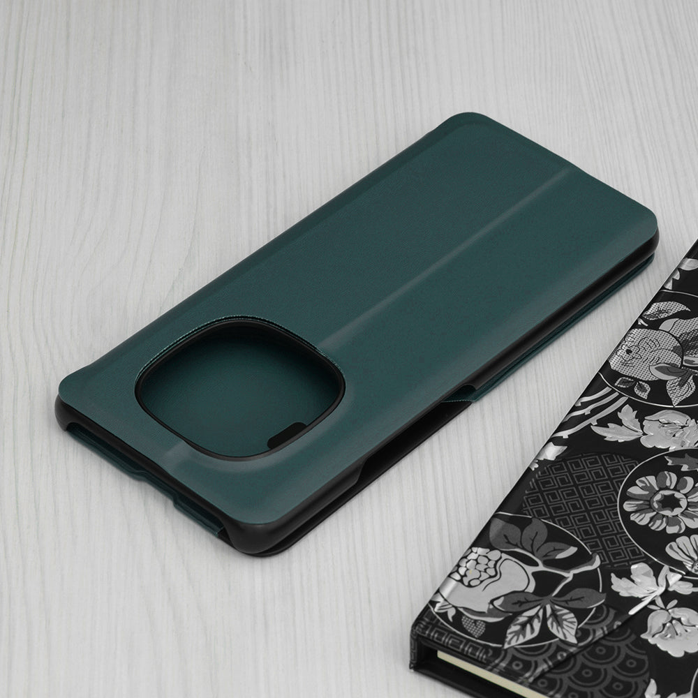 Husa pentru Xiaomi Redmi Note 15 Pro 5G, Techsuit, eFold, Verde Inchis