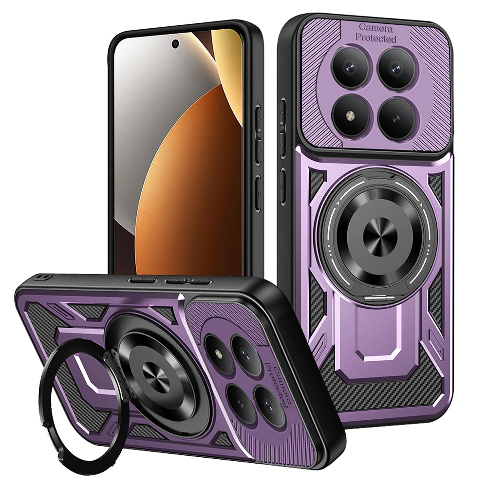 Husa pentru Xiaomi Redmi Note 15 Pro 5G, Techsuit, RuggedCam, Mov