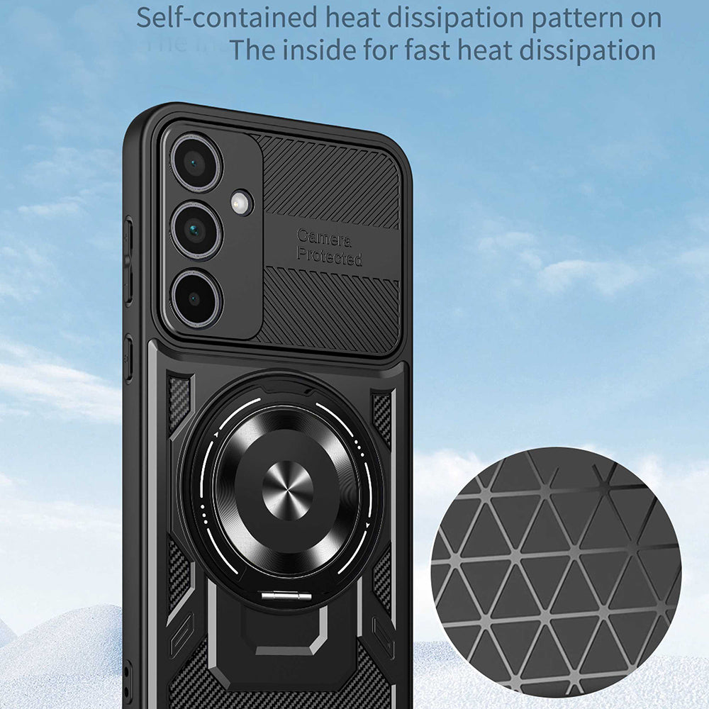 Husa pentru Xiaomi Redmi Note 15 Pro 5G, Techsuit, RuggedCam, Mov