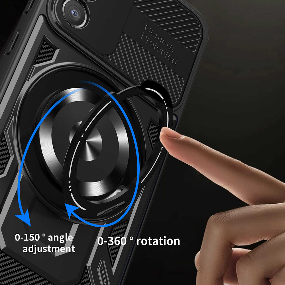 Husa pentru Xiaomi Redmi Note 15 Pro 5G, Techsuit, RuggedCam, Mov