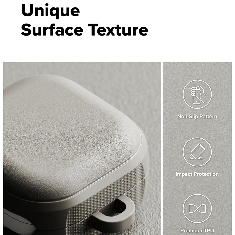 Husa Ringke Onyx Magnetic pentru Samsung Galaxy Buds4 / Buds4 Pro, Gri