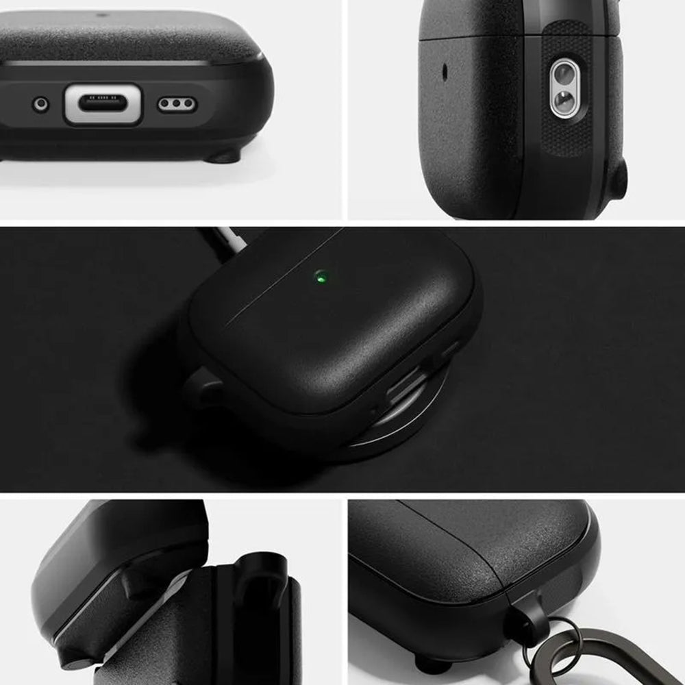 Husa Ringke Onyx Magnetic pentru Apple AirPods Pro 3, Neagra