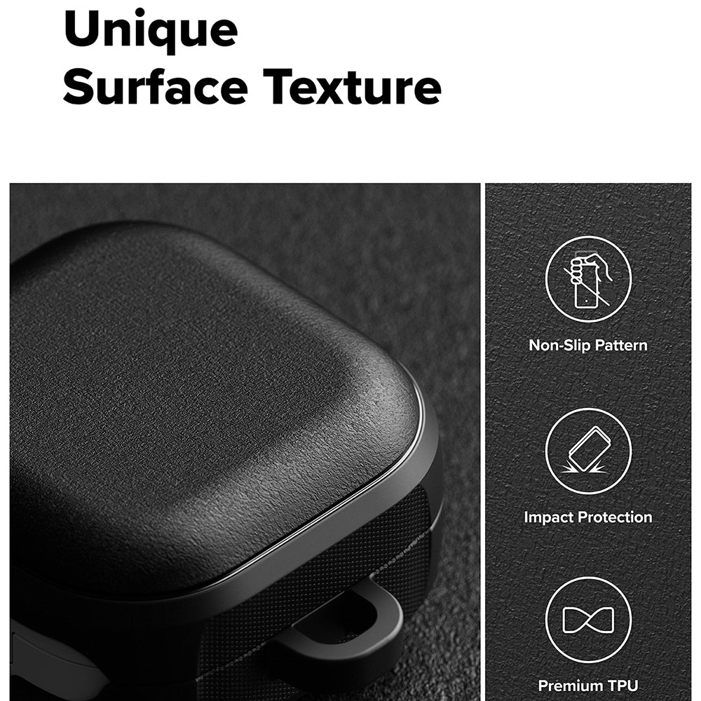 Husa Ringke Onyx Magnetic pentru Samsung Galaxy Buds4 / Buds4 Pro, Neagra