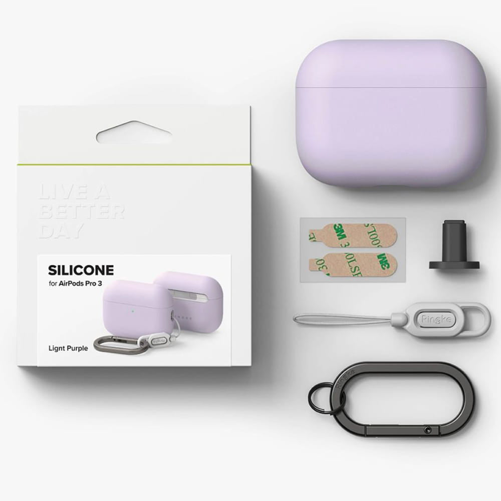 Husa Ringke pentru Apple AirPods Pro 3, Mov Deschis