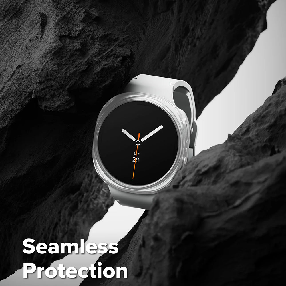 Husa Ringke Slim pentru Samsung Galaxy Watch8 44mm, Set 2 bucati, Transparenta