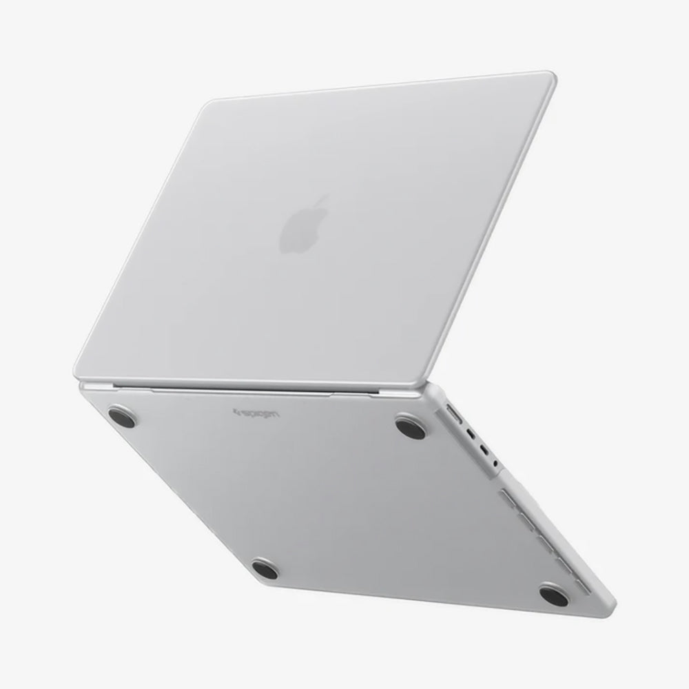 Husa Spigen Airskin pentru Apple MacBook Pro 16inch (2026) / (2024) / (2023) / (2021), Transparenta Satinata ACS11526