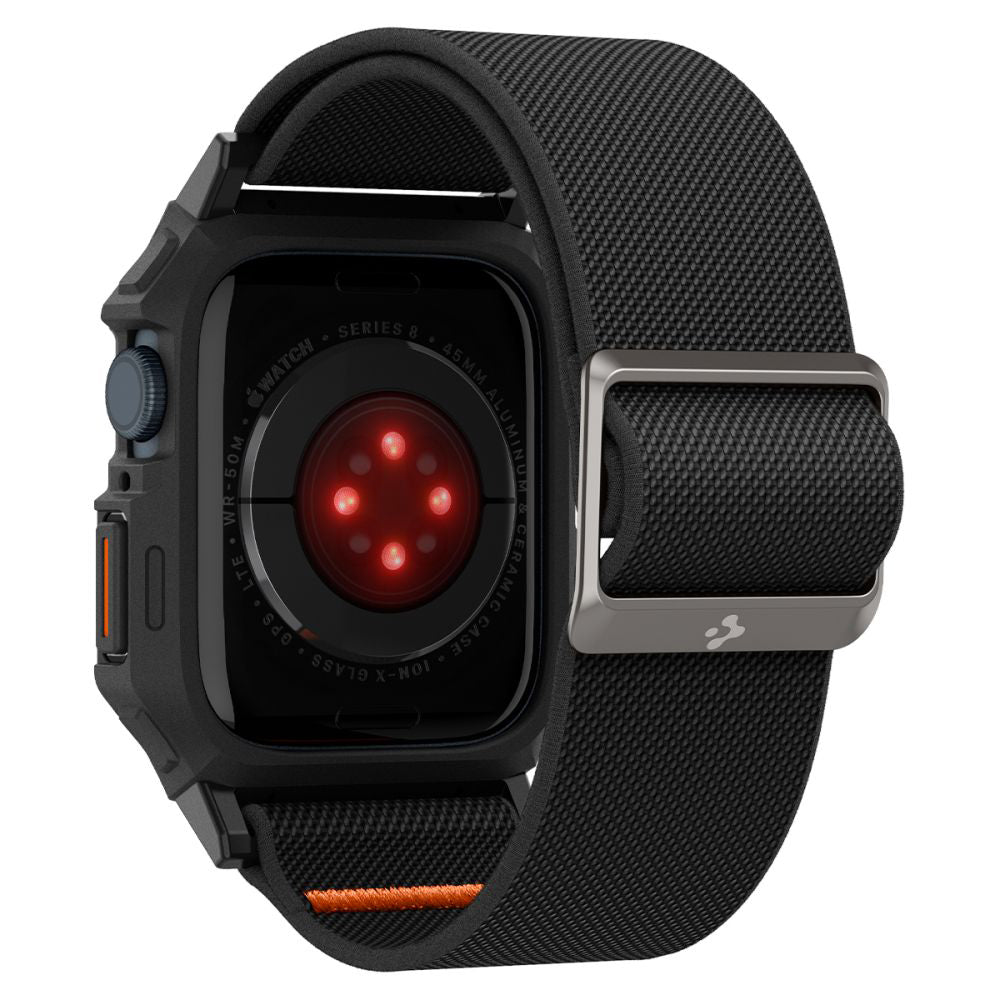 Husa Spigen Lite Fit Pro pentru Apple Watch 44mm Series, Neagra Mata ACS07103