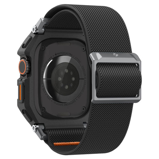 Husa Spigen Lite Fit Pro with Screen Protector pentru Apple Watch Ultra Series, Neagra Mata ACS11415