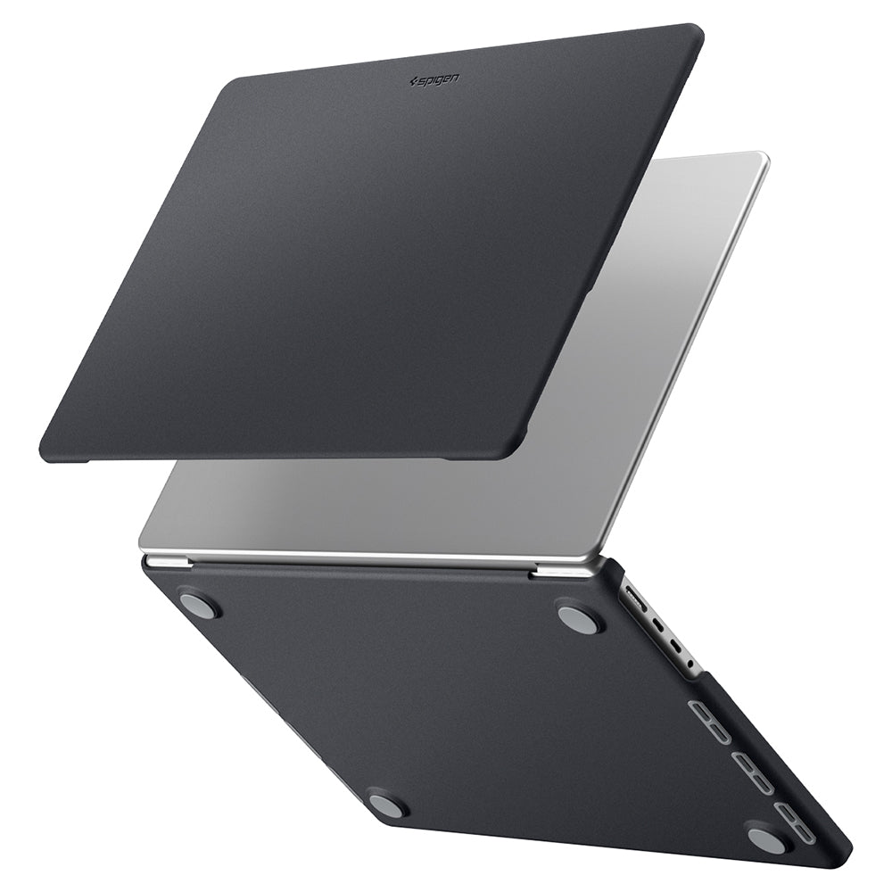 Husa Spigen Nano Pop pentru Apple MacBook Pro 14inch (2026) / (2025) / (2024) / (2023) / (2021), Neagra ACS11272