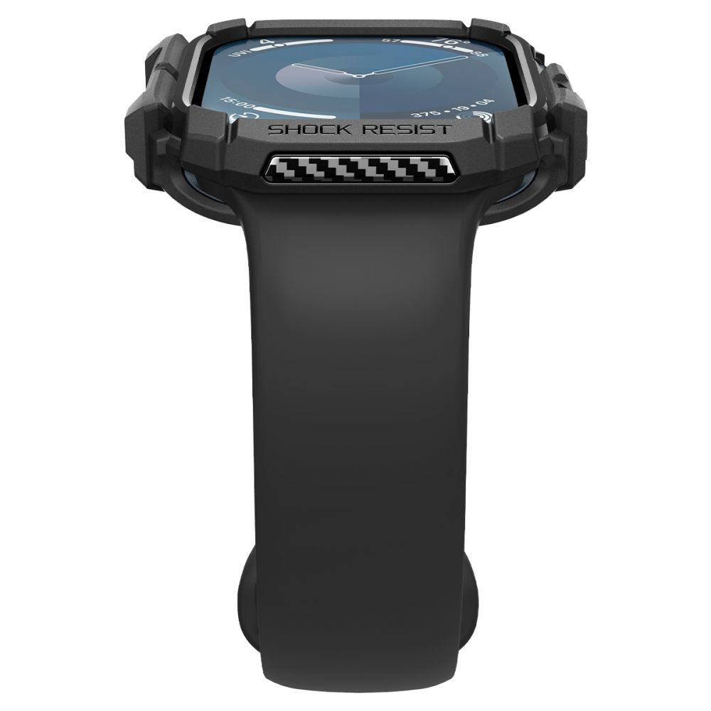 Husa Spigen Rugged Armor pentru Apple Watch Series 10 / 11 42mm, Neagra ACS08585