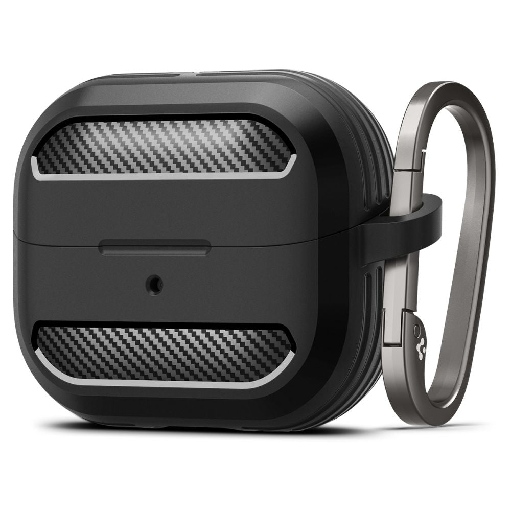 Husa Spigen Rugged Armor pentru Samsung Galaxy Buds3 FE / Buds3 Pro / Buds3, Neagra ACS08330