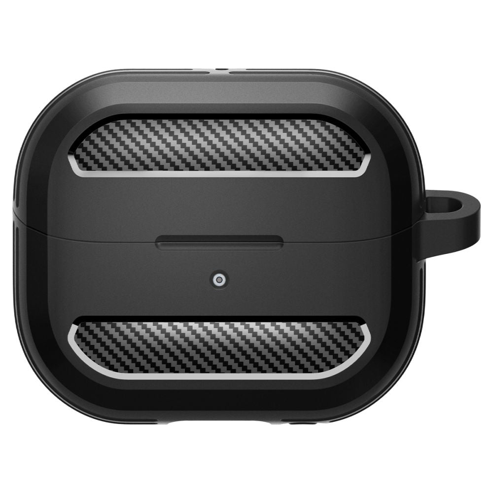 Husa Spigen Rugged Armor pentru Samsung Galaxy Buds3 FE / Buds3 Pro / Buds3, Neagra ACS08330