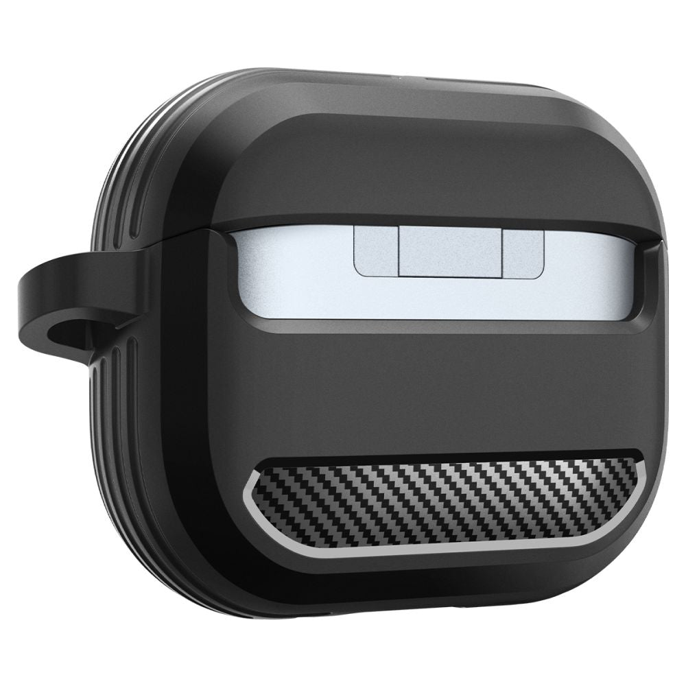 Husa Spigen Rugged Armor pentru Samsung Galaxy Buds3 FE / Buds3 Pro / Buds3, Neagra ACS08330
