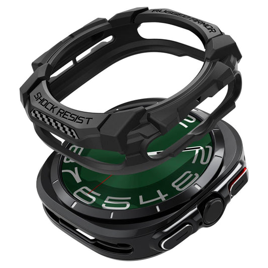 Husa Spigen Rugged Armor pentru Samsung Galaxy Watch Ultra, Neagra