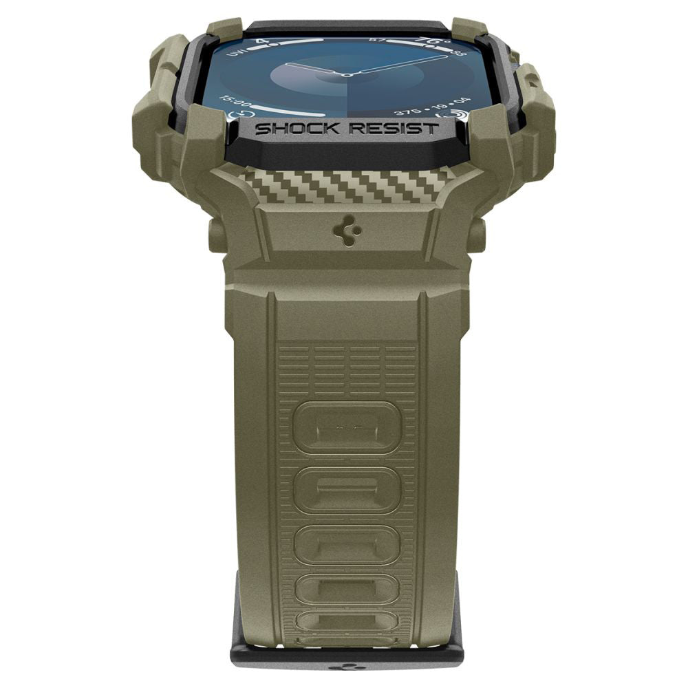 Husa Spigen Rugged Armor Pro pentru Apple Watch Series 10 46mm, Kaki ACS08608