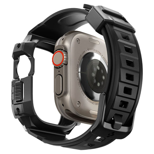 Husa Spigen Rugged Armor Pro pentru Apple Watch Ultra Series, Neagra