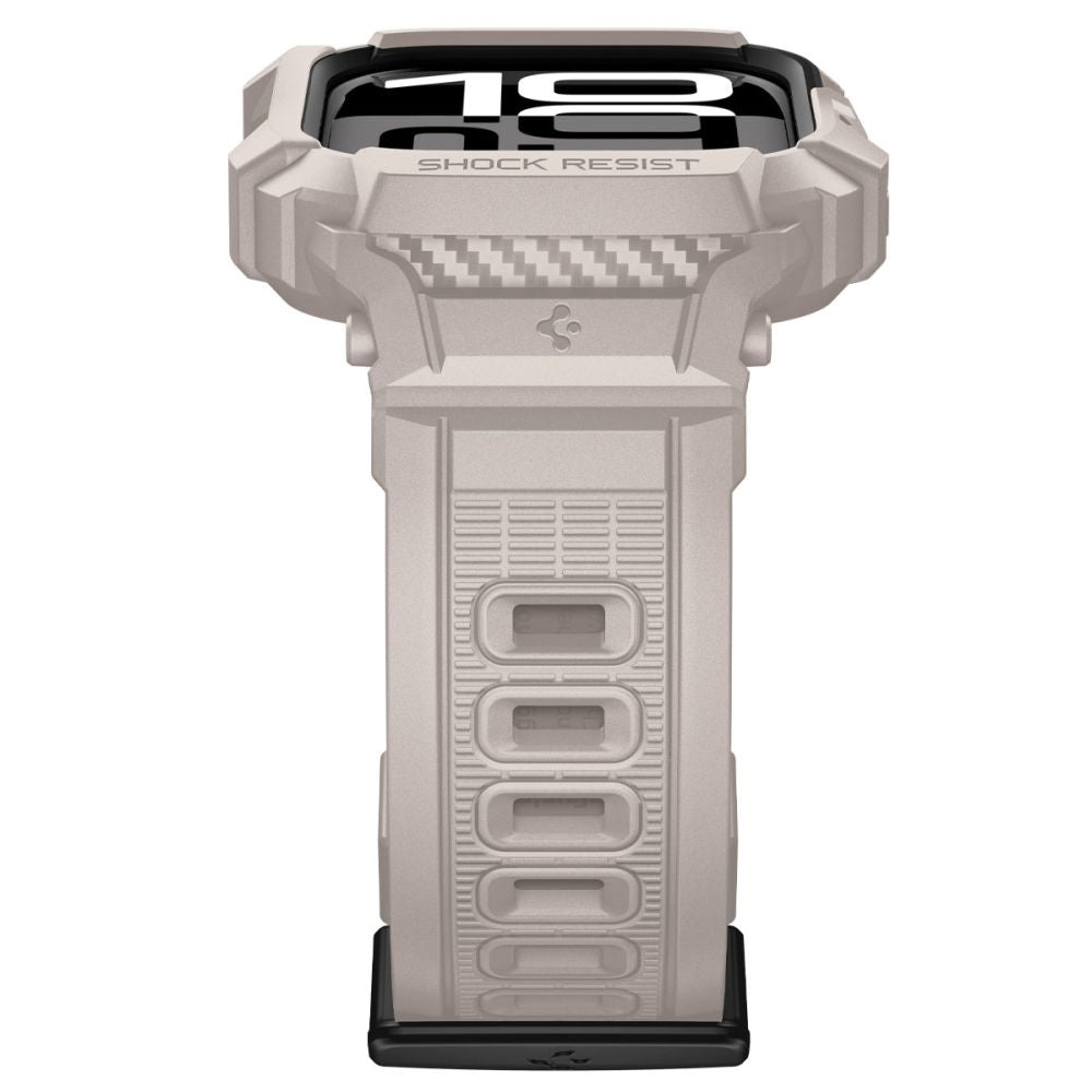 Husa Spigen Rugged Armor Pro V2 pentru Apple Watch Series 10 / 11 42mm, Bej ACS10496