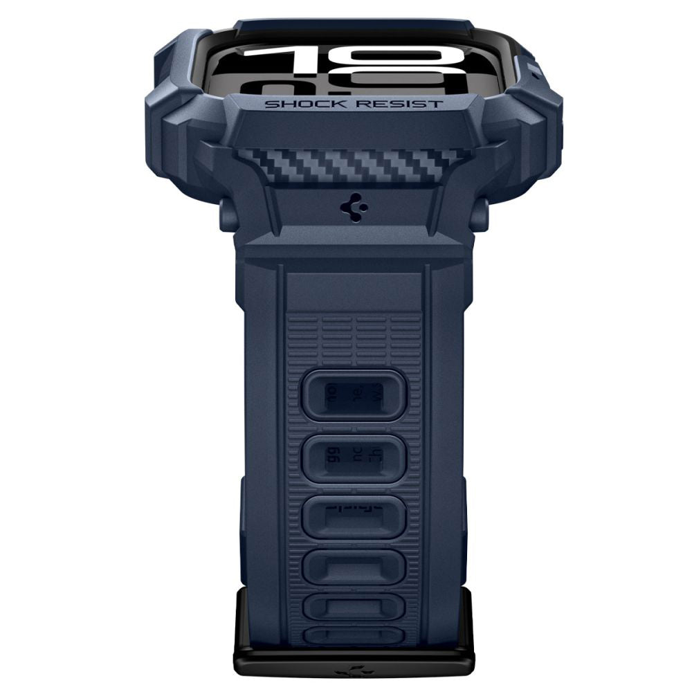 Husa Spigen Rugged Armor Pro V2 pentru Apple Watch Series 10 / 11 42mm, Bleumarin ACS10495
