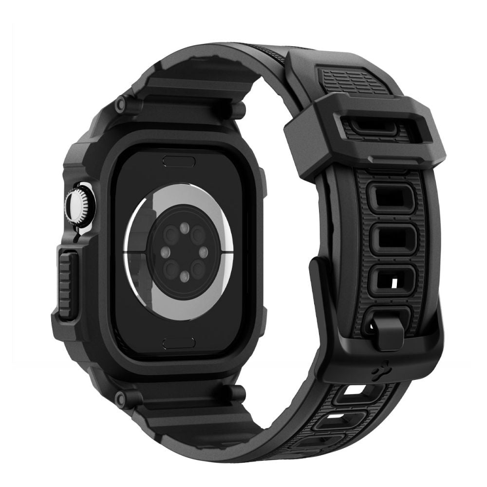 Husa Spigen Rugged Armor Pro V2 pentru Apple Watch Series 10 / 11 42mm, Neagra Mata ACS10494
