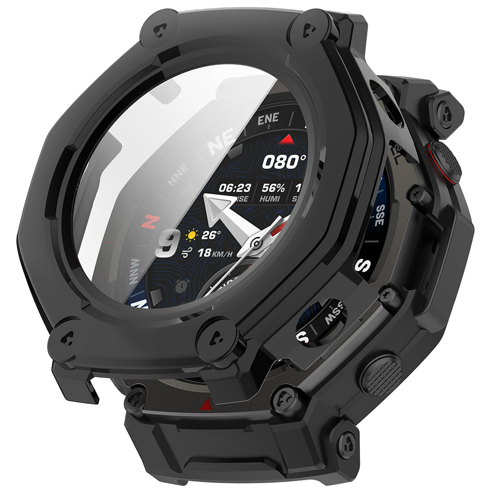 Husa Techsuit Defense360 Pro pentru Amazfit T-Rex 3 Pro 48mm, Neagra