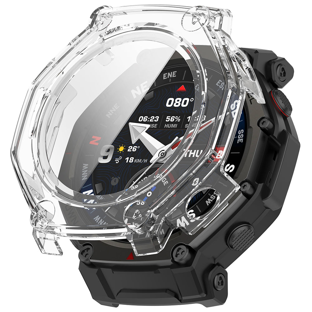 Husa Techsuit Defense360 Pro pentru Amazfit T-Rex 3 Pro 48mm, Transparenta
