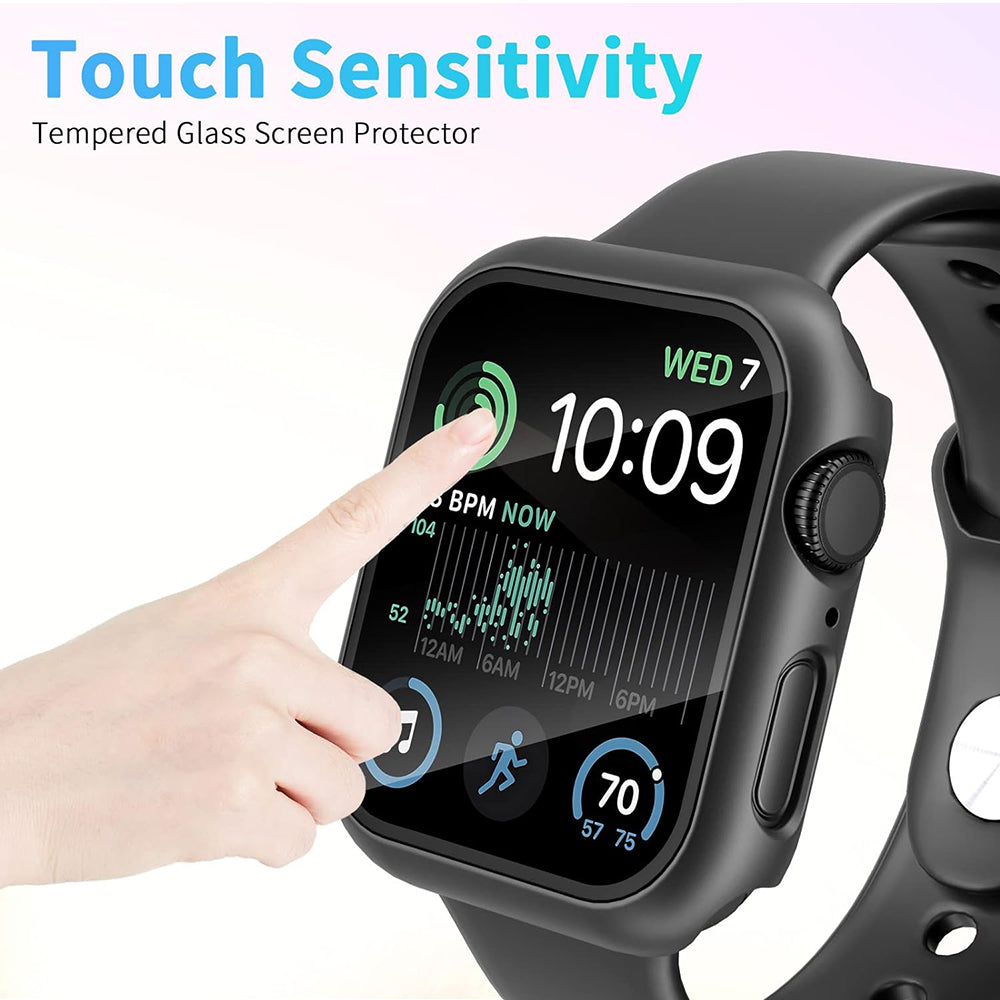 Husa Techsuit Defense360 Pro pentru Apple Watch 40mm Series, Neagra