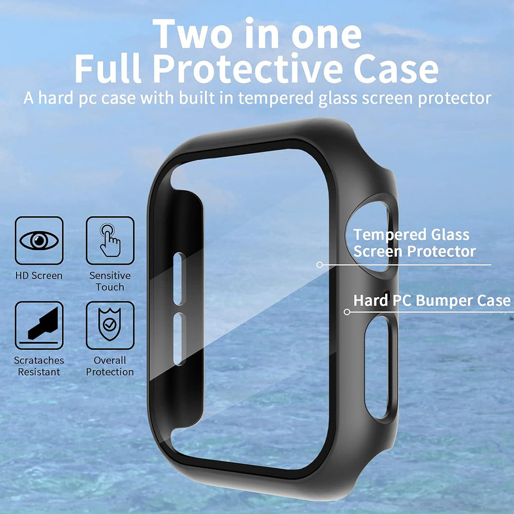 Husa Techsuit Defense360 Pro pentru Apple Watch 40mm Series, Neagra