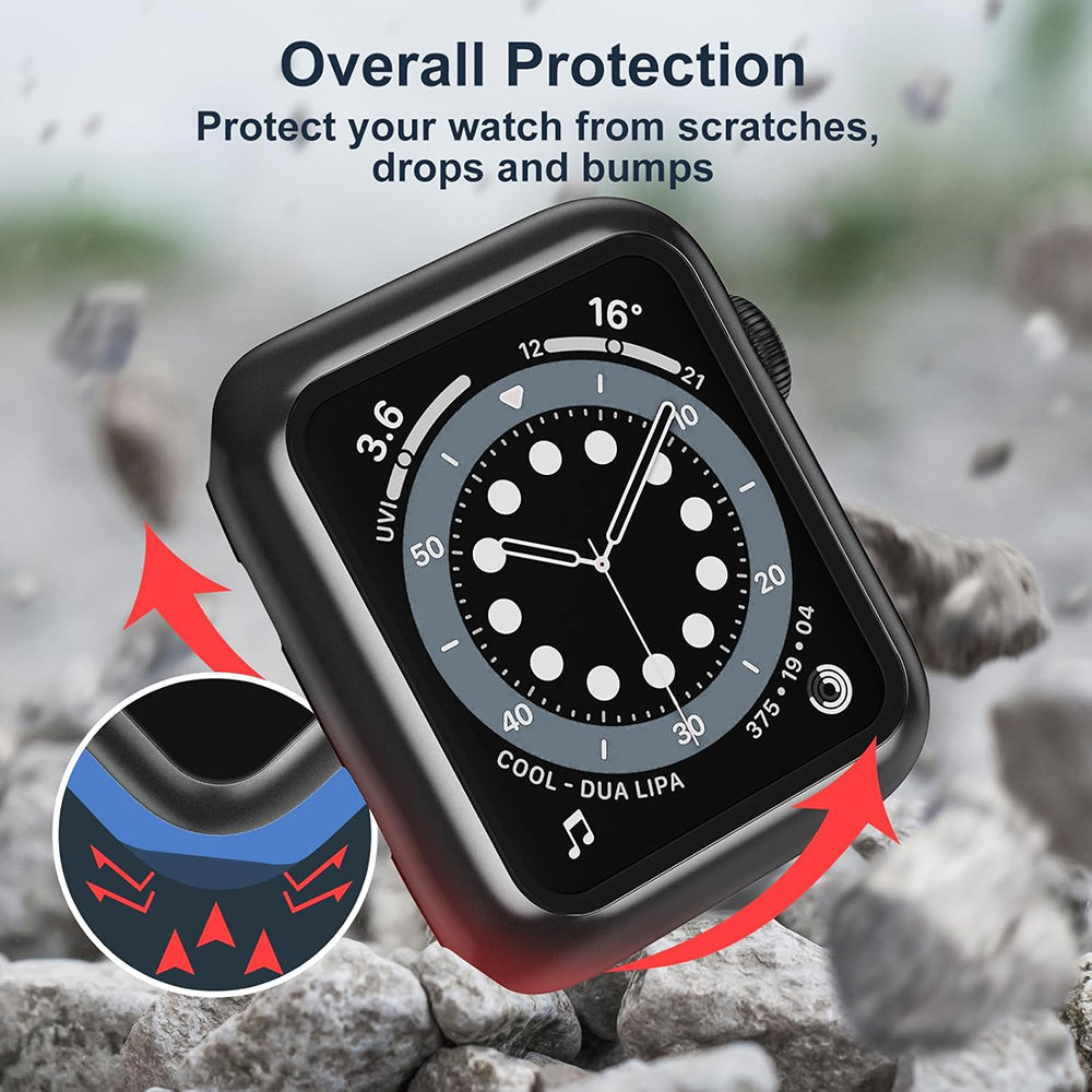 Husa Techsuit Defense360 Pro pentru Apple Watch 42mm Series, Neagra