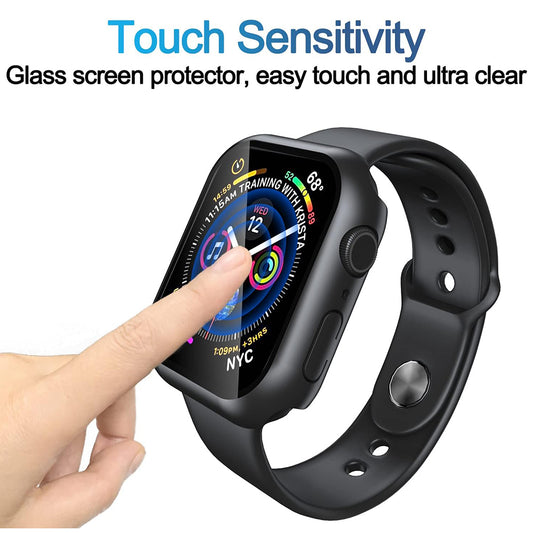 Husa Techsuit Defense360 Pro pentru Apple Watch 7 41mm Series, Neagra