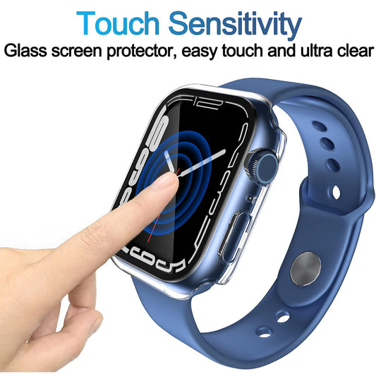 Husa Techsuit Defense360 Pro pentru Apple Watch 7 41mm Series, Transparenta