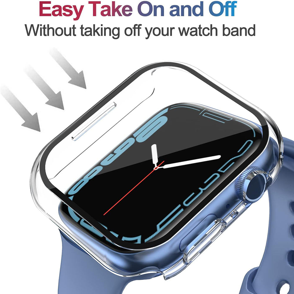 Husa Techsuit Defense360 Pro pentru Apple Watch 7 41mm Series, Transparenta