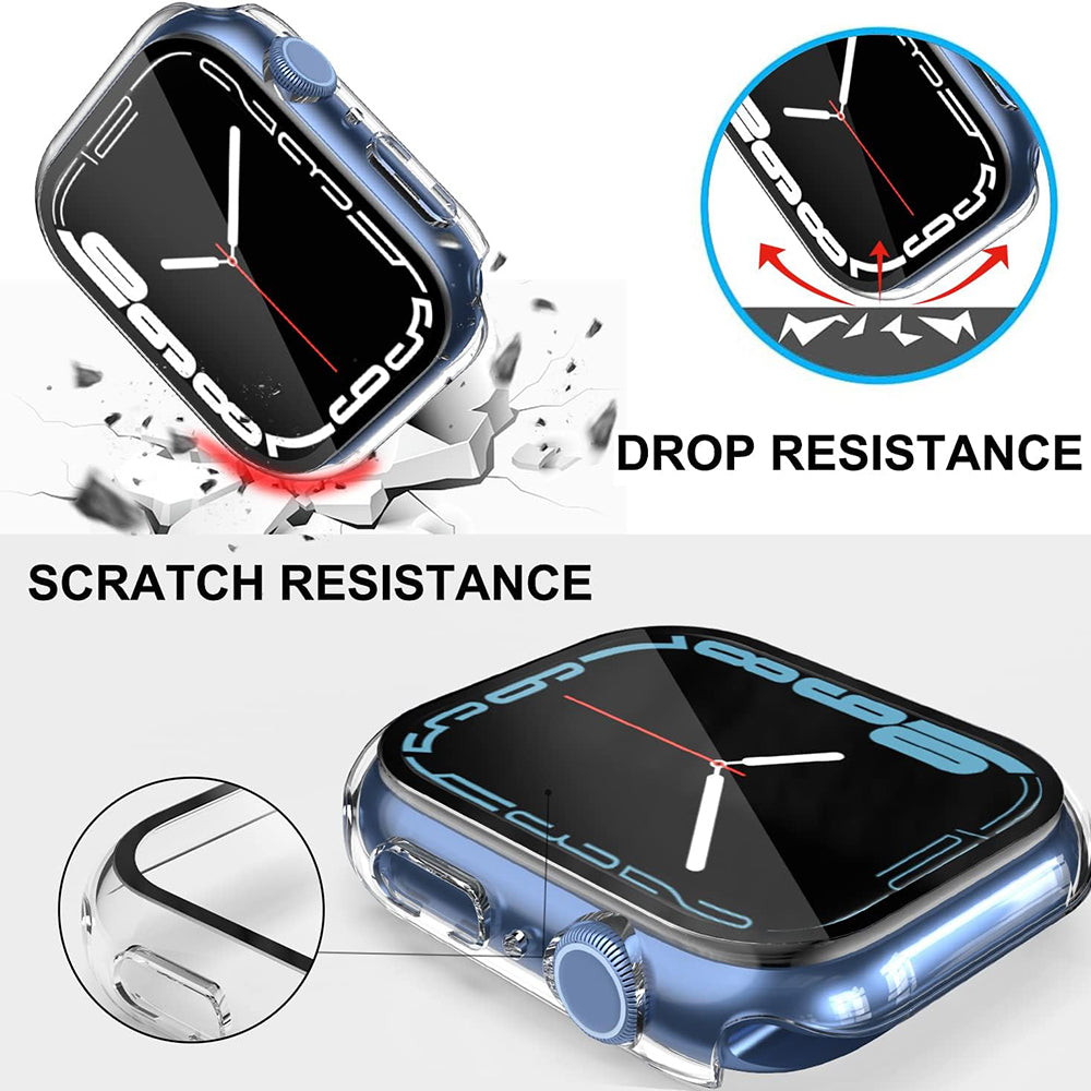 Husa Techsuit Defense360 Pro pentru Apple Watch 7 41mm Series, Transparenta