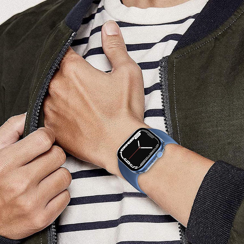 Husa Techsuit Defense360 Pro pentru Apple Watch 7 41mm Series, Transparenta
