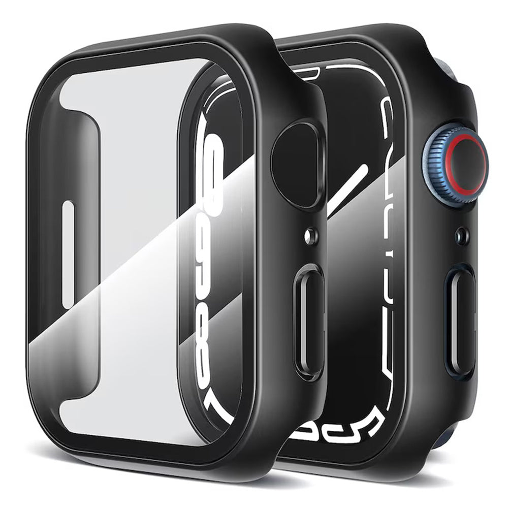 Husa Techsuit Defense360 Pro pentru Apple Watch 7 45mm Series, Neagra