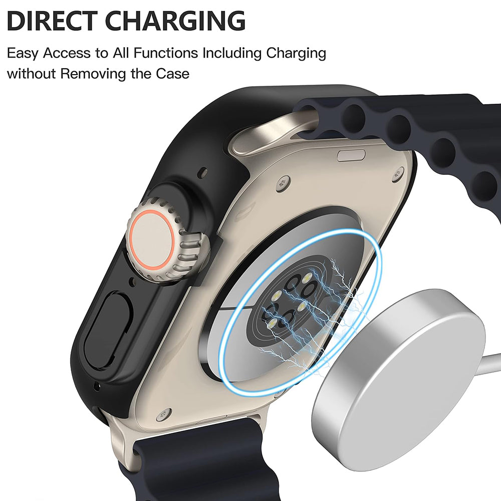 Husa Techsuit Defense360 Pro pentru Apple Watch Ultra Series, Neagra