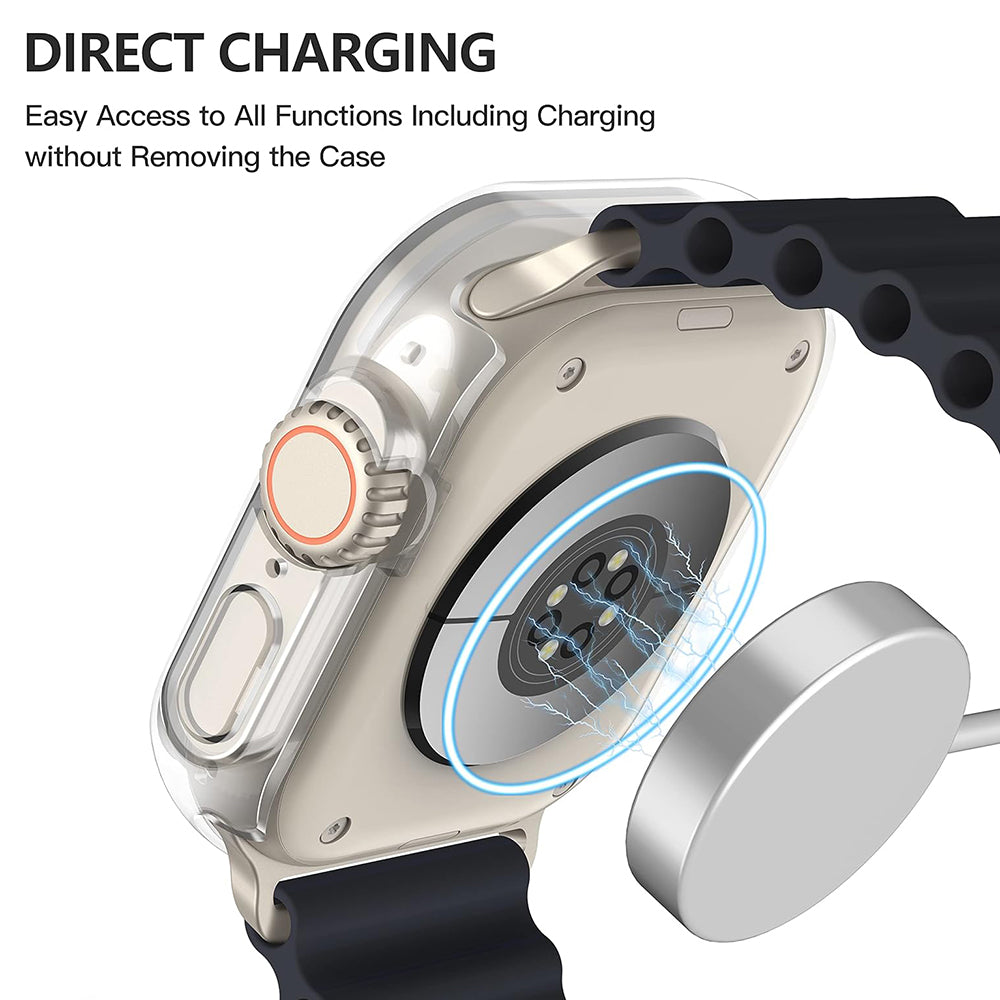 Husa Techsuit Defense360 Pro pentru Apple Watch Ultra Series, Transparenta