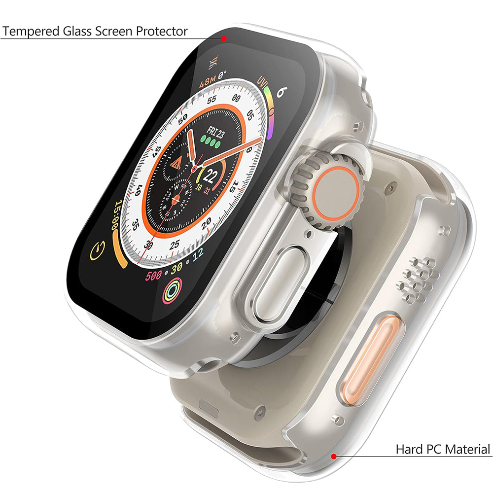 Husa Techsuit Defense360 Pro pentru Apple Watch Ultra Series, Transparenta