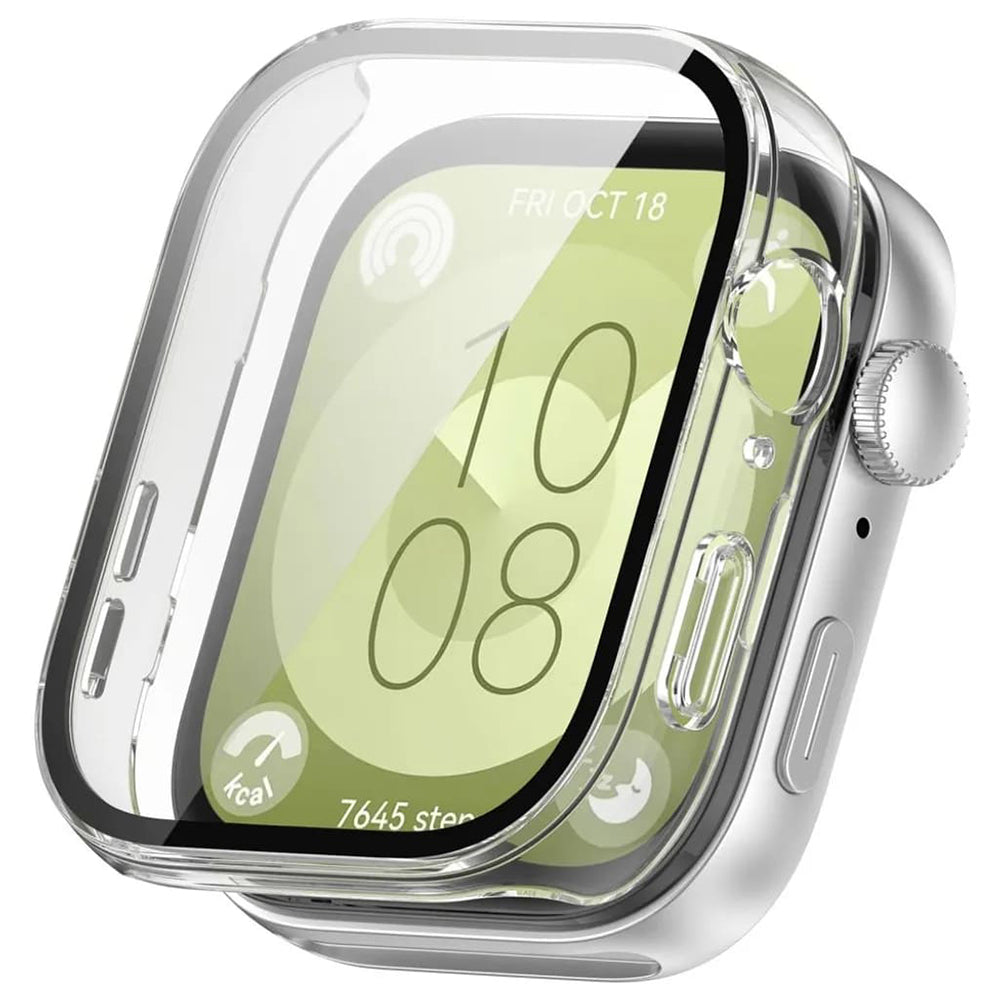 Husa Techsuit Defense360 Pro pentru Huawei Watch Fit 3, Transparenta