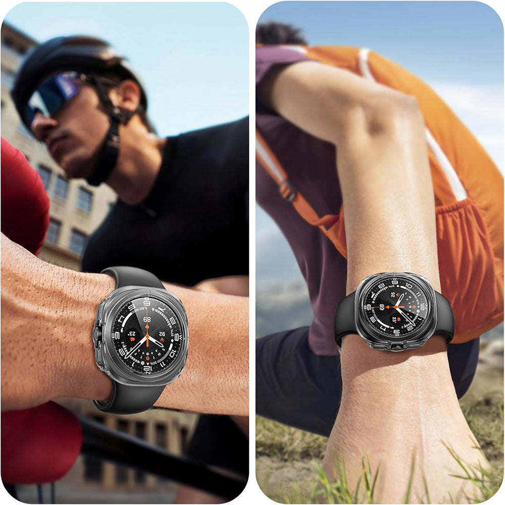 Husa Techsuit Defense360 Pro pentru Samsung Galaxy Watch Ultra, Transparenta
