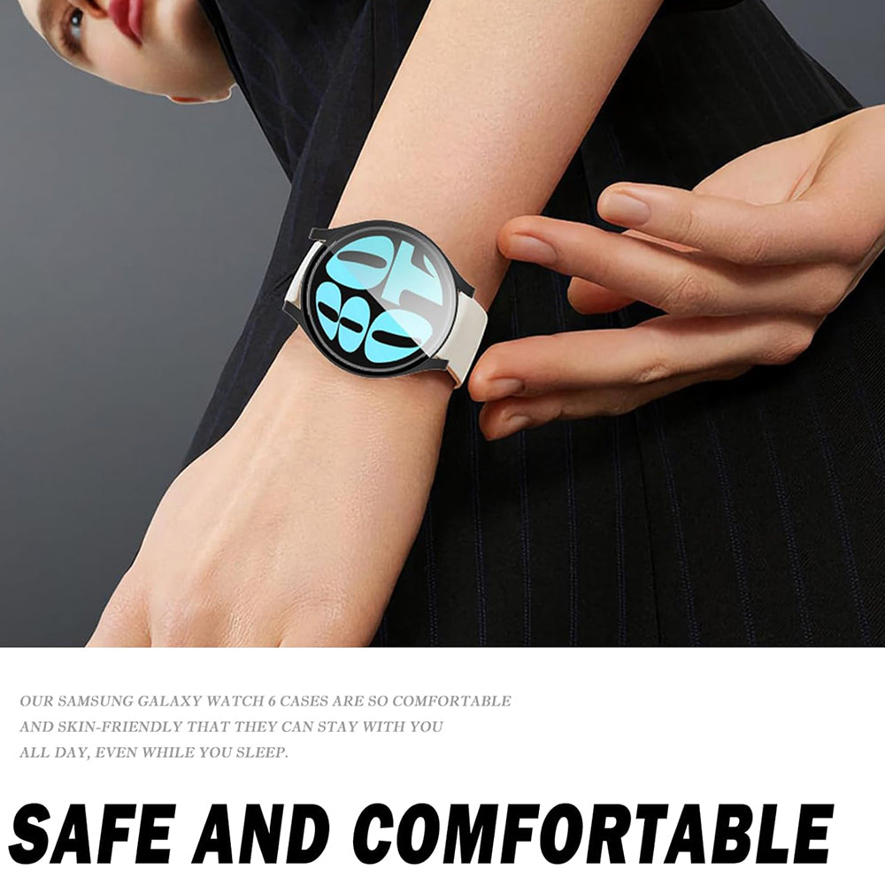 Husa Techsuit Defense360 Pro pentru Samsung Galaxy Watch6 44mm, Neagra
