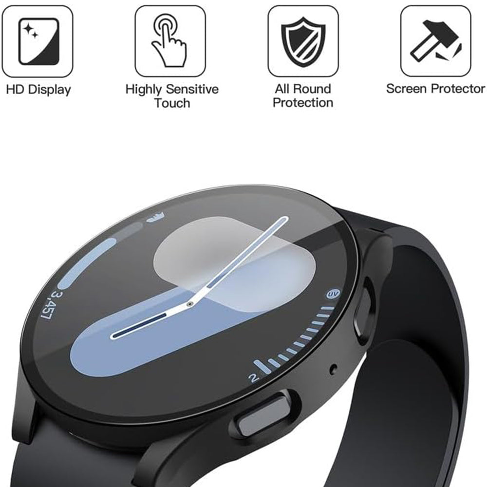 Husa Techsuit Defense360 Pro pentru Samsung Galaxy Watch7 40mm, Neagra