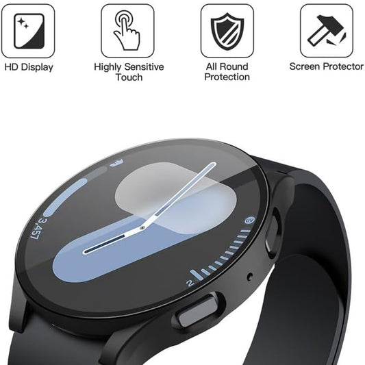 Husa Techsuit Defense360 Pro pentru Samsung Galaxy Watch7 44mm, Neagra