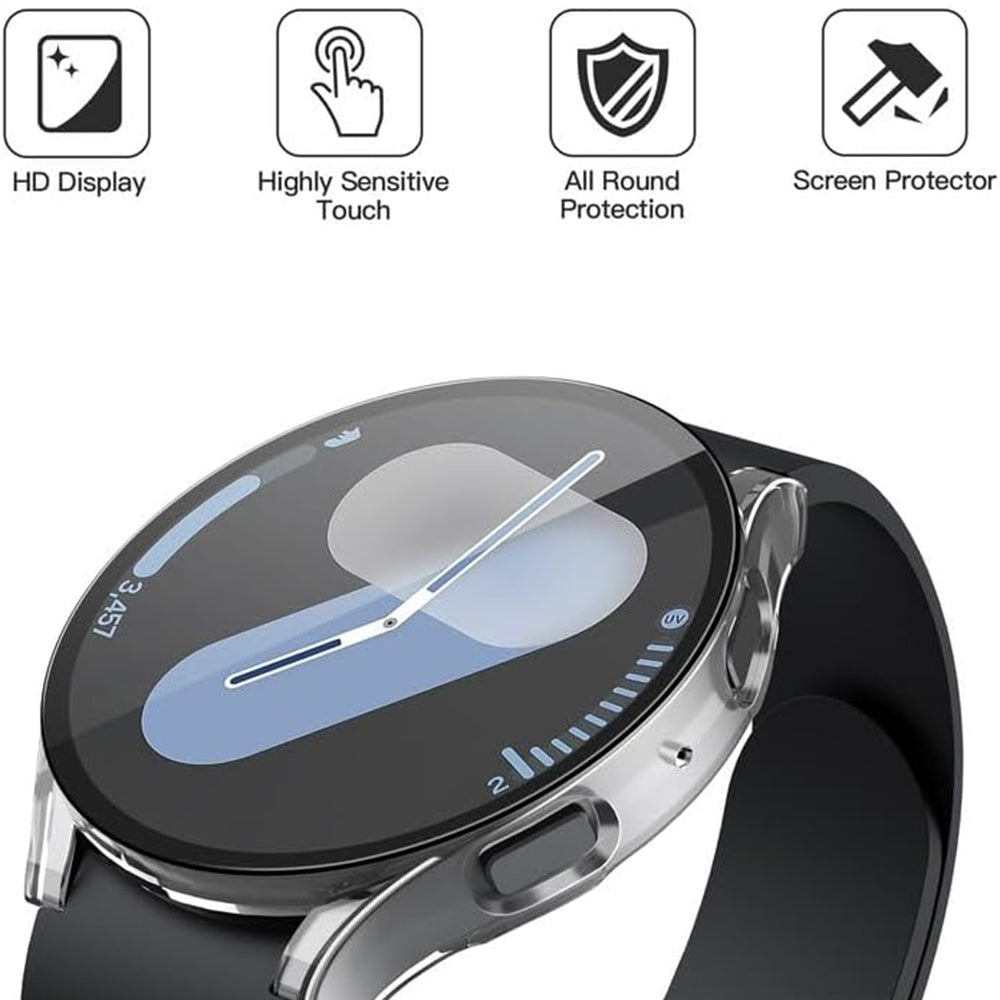 Husa Techsuit Defense360 Pro pentru Samsung Galaxy Watch7 44mm, Transparenta